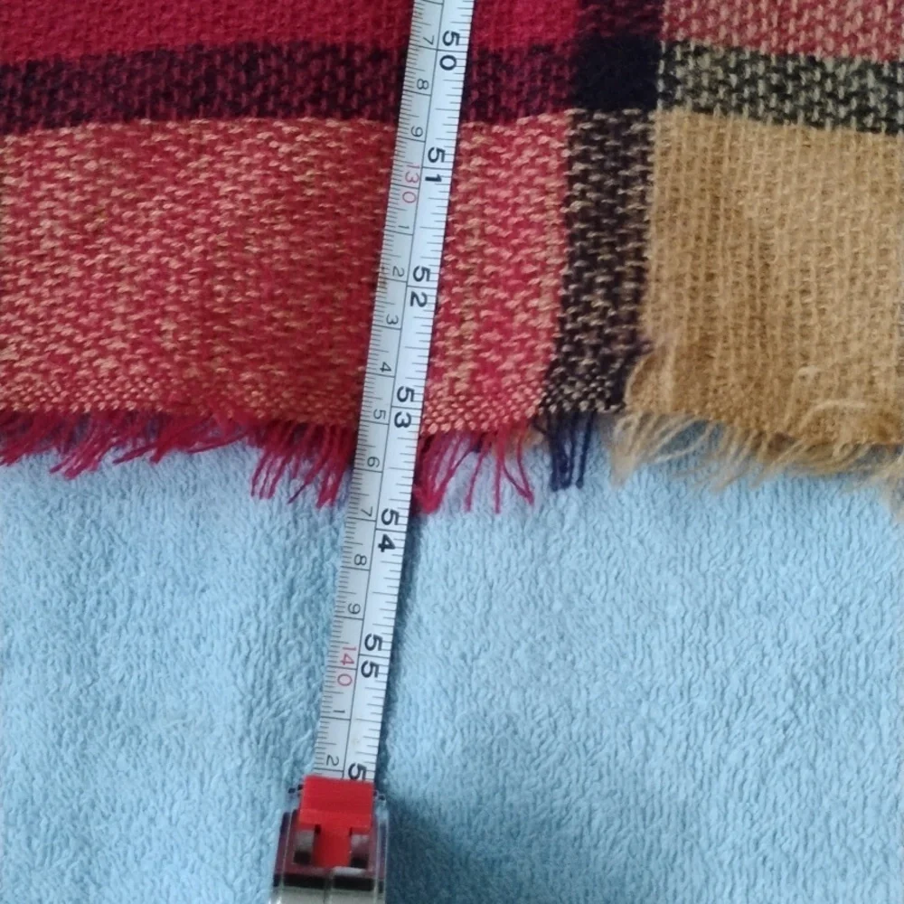 Plaid Pashmina NWOT